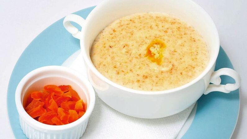 Porridge à la citrouille pour la gastrite